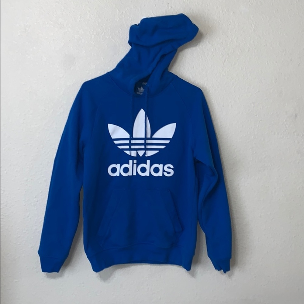 Adidas blue hoodie